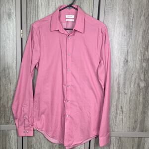 Calvin Klein Slim Fit Performance Non Iron Dress Shirt Men's 15 34/35